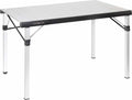 Rullbart campingbord Titanium Quadra 4 NG 120,5x70 cm fra Brunner, vist forfra