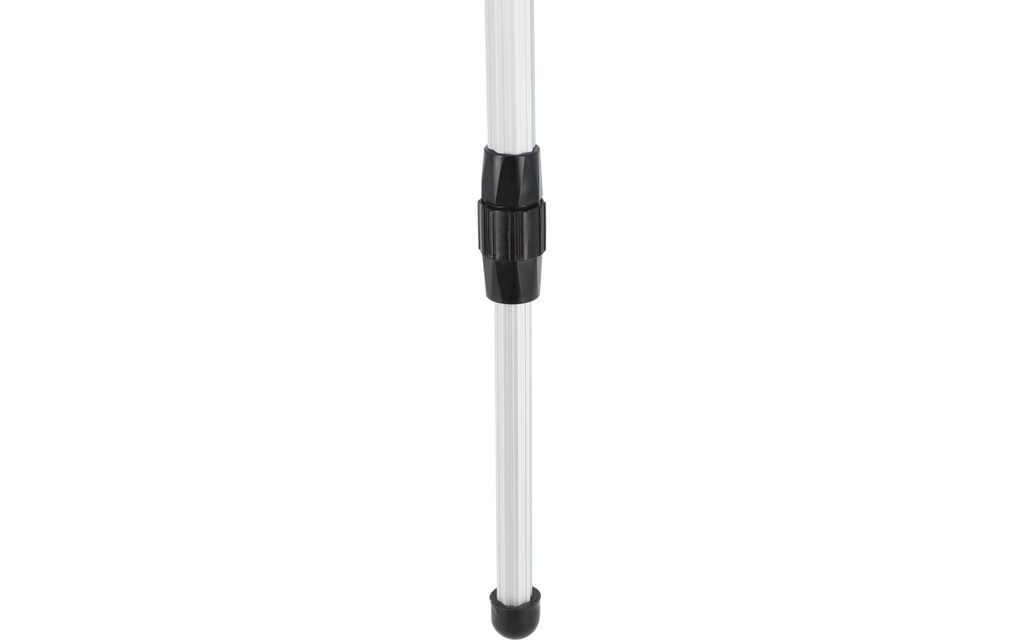 Rullbart campingbord Velino aluminium 70 x 70 cm justerbar bordhøyde