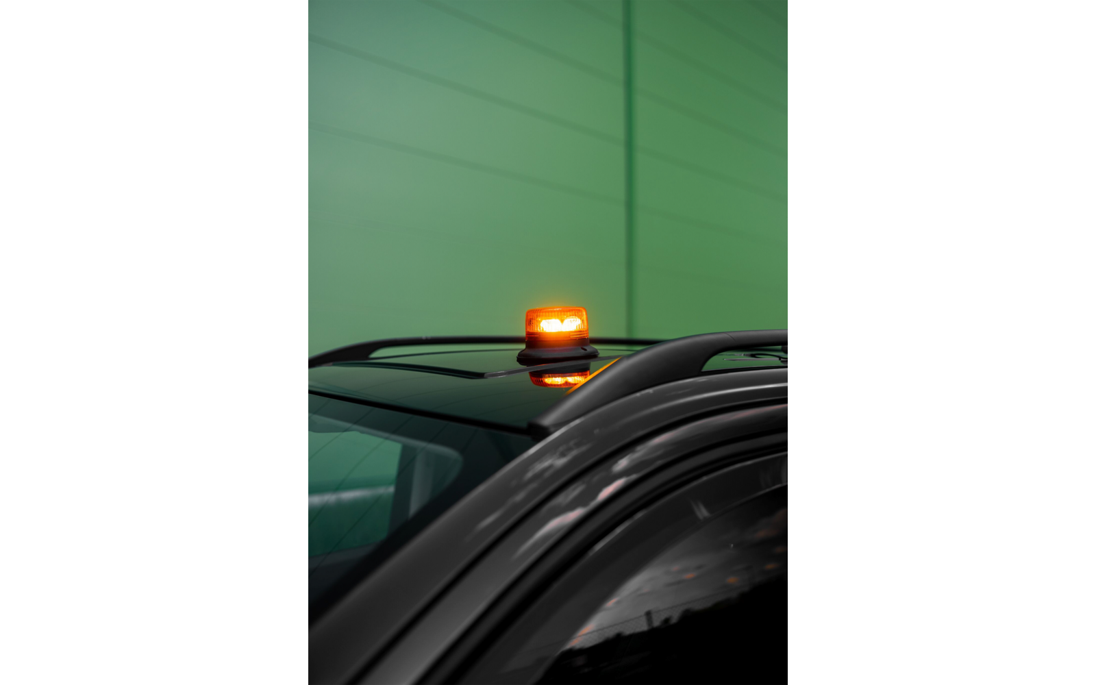 Rundtlysende varsellykt LIGHTsignal LED 3-bolts gul - Osram bakside