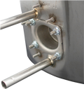 Rustfri stålbeholder BGE 10 l for gass/elektrisk boiler - Truma forfra