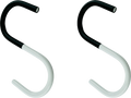 S-kroker 2-pack stål 8,9 cm for skap og stenger forfra