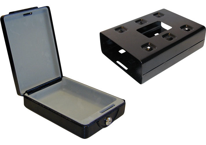 SACA safe med brakett 22x16x7 cm for bil og bobil - Haba vist lukket