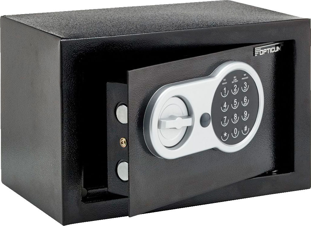 Safe med elektronisk lås stål 310x200x200 mm Opticum for sikker oppbevaring