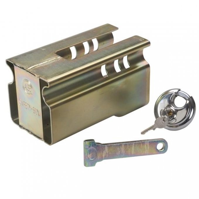 Safety Box tyverisikring for kulekoblinger fra Winterhoff i gullfarge