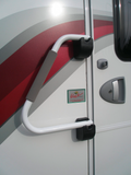 Safety Hand Rail sikkerhetslås for varebil 1,2 kg hvit forfra