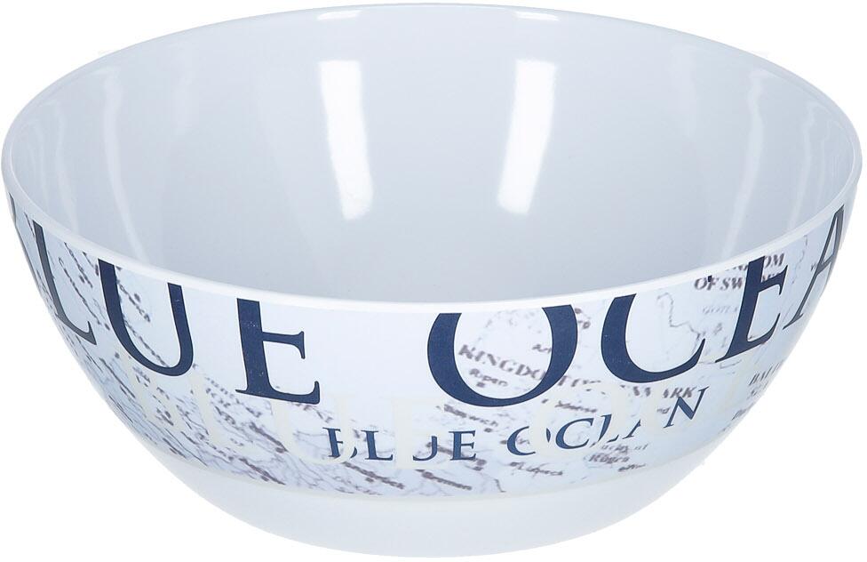Salatbolle Blue Ocean melamin ø23,5 cm anti-skli forfra