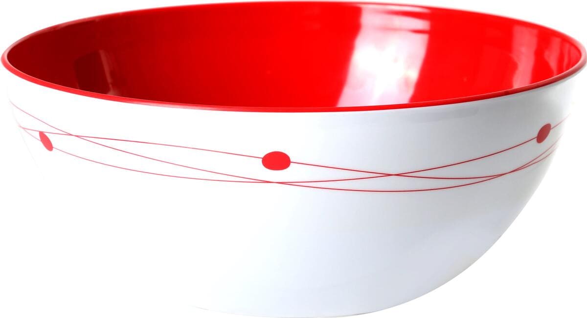 Salatbolle Cosmic melamin ø23,5 cm anti-skli fra Brunner, forfra