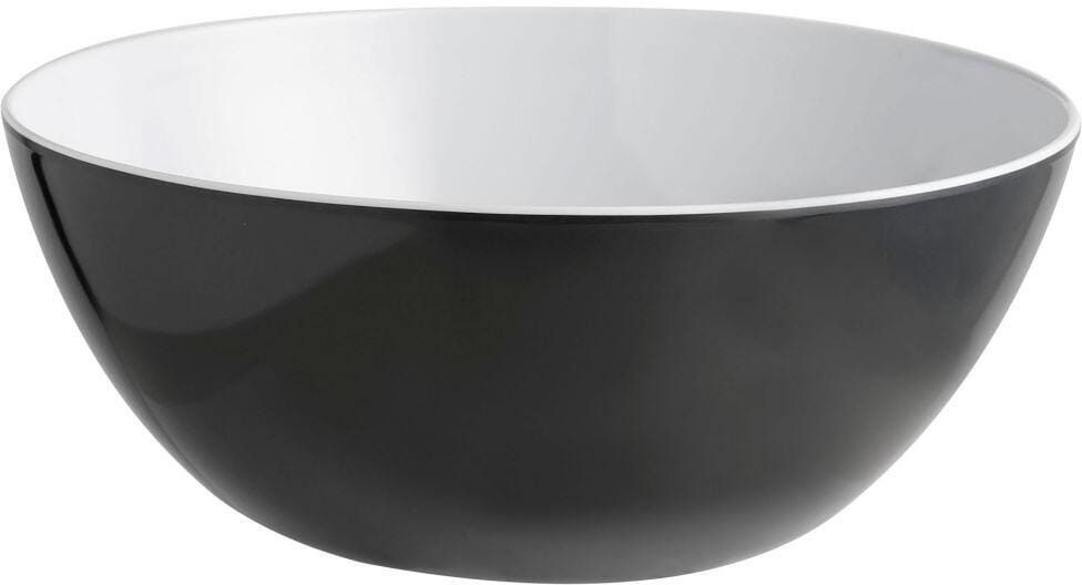 Salatbolle Granyte melamin Ø23,5 cm med antiskli sett forfra