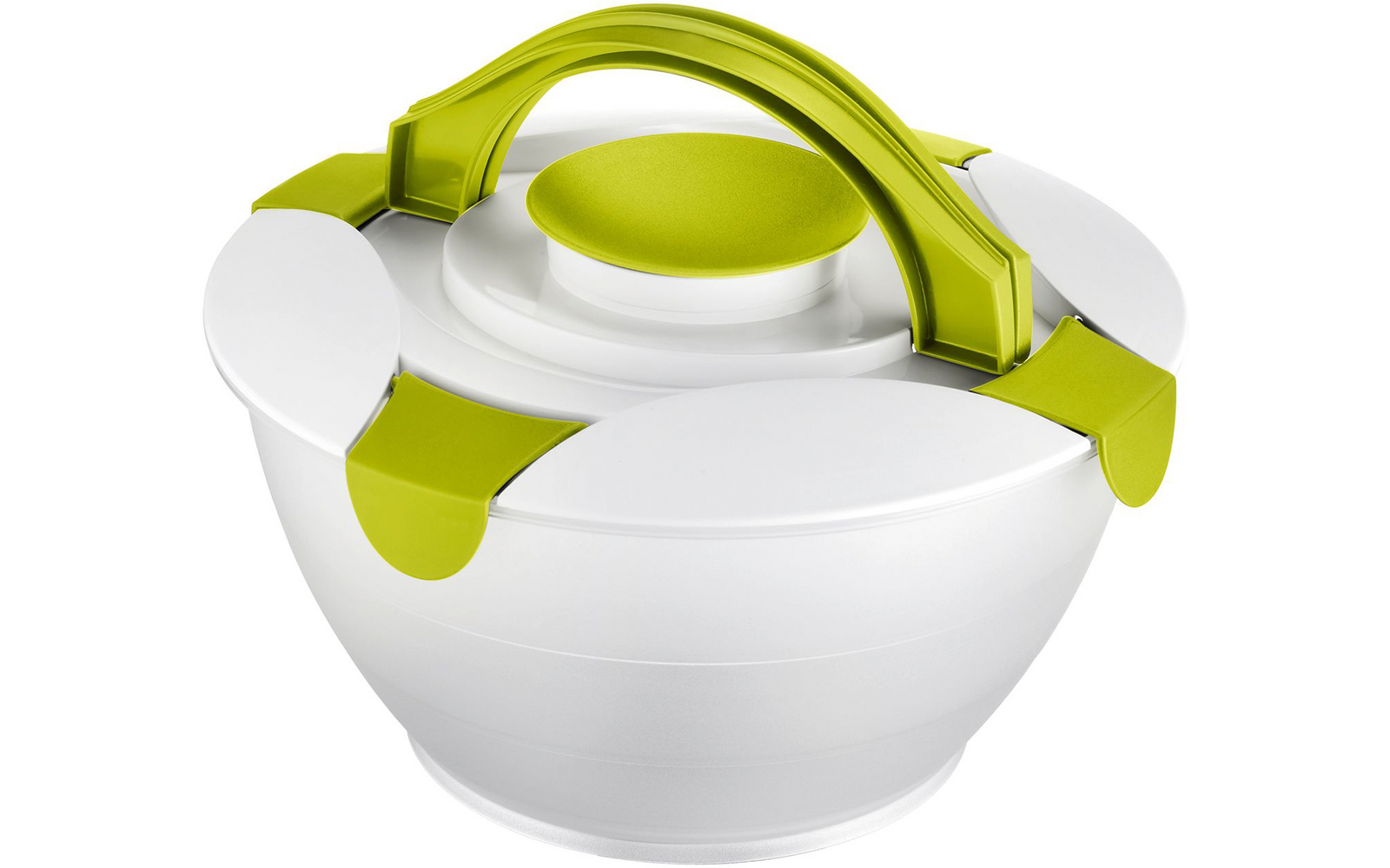 Salatbolle Praktika 6,5 l med lokk og dressingbeholder - Westmark bakside