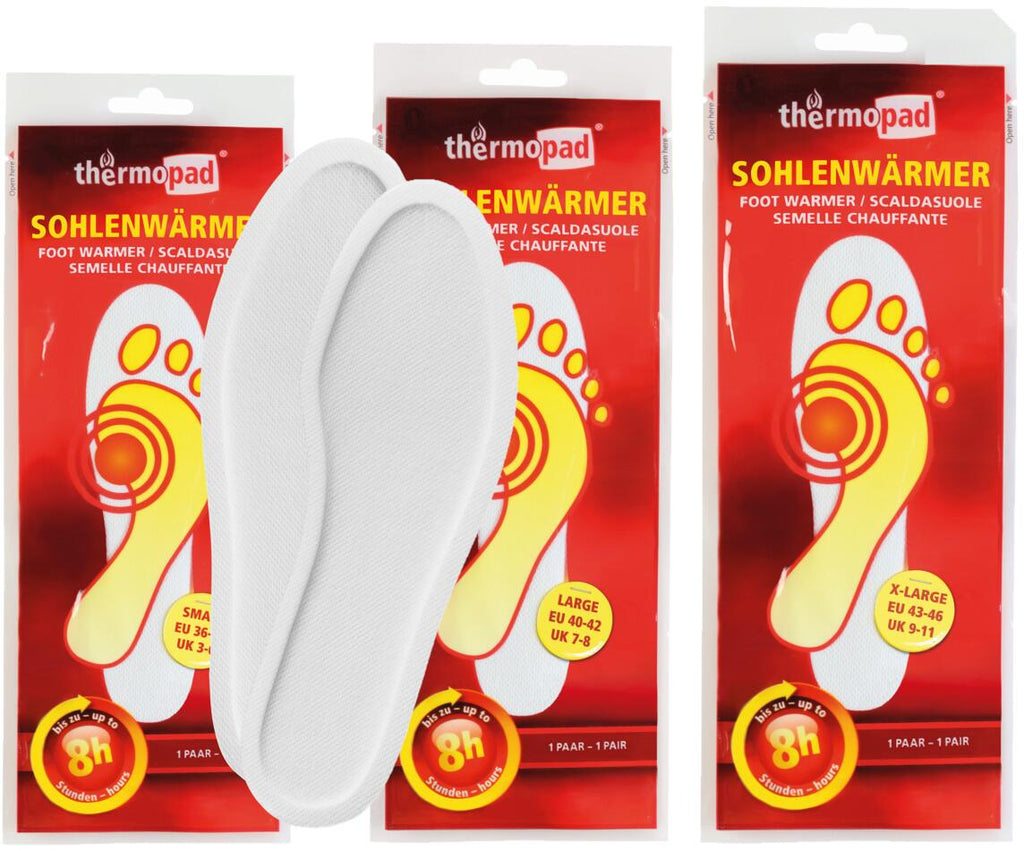 Sålevarmer 1 par opptil 8 timer varme - Thermopad forfra