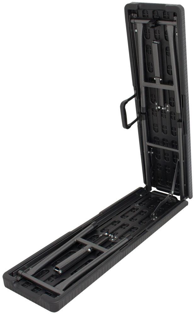 Sammenleggbar benk i rottinglook 179x24x42 cm Eurotrail bakside