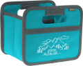 Sammenleggbar boks Mini Azure Blue bobilmotiv forfra