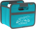 Sammenleggbar boks Mini Azure Blue campingvogn forfra