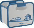 Sammenleggbar boks Mini grå 1,8 l 16,5x14x12,5 cm for praktisk oppbevaring