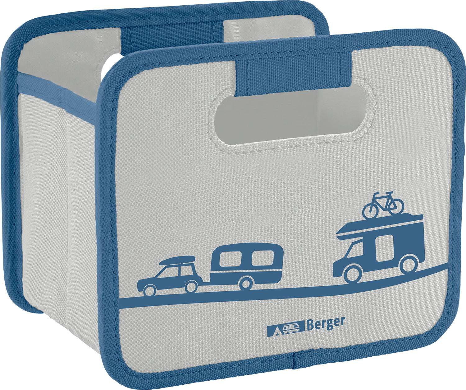 Sammenleggbar boks Mini grå 1,8 l 16,5x14x12,5 cm for praktisk oppbevaring