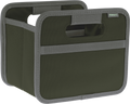 Sammenleggbar boks mini olivengrønn 1,8 l polyester - Meori forfra