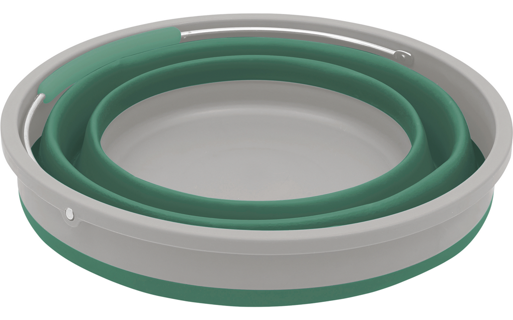 Detalj av sammenleggbar bøtte med lokk 7,5 liter shadow green - Outwell