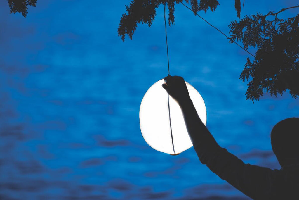 Detalj av sammenleggbar campinglykt SiteLight Lantern 300 lm