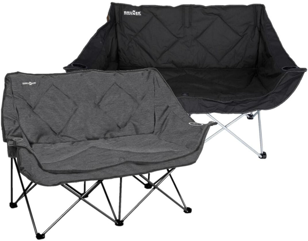 Sammenleggbar campingsofa Action forfra med armlener