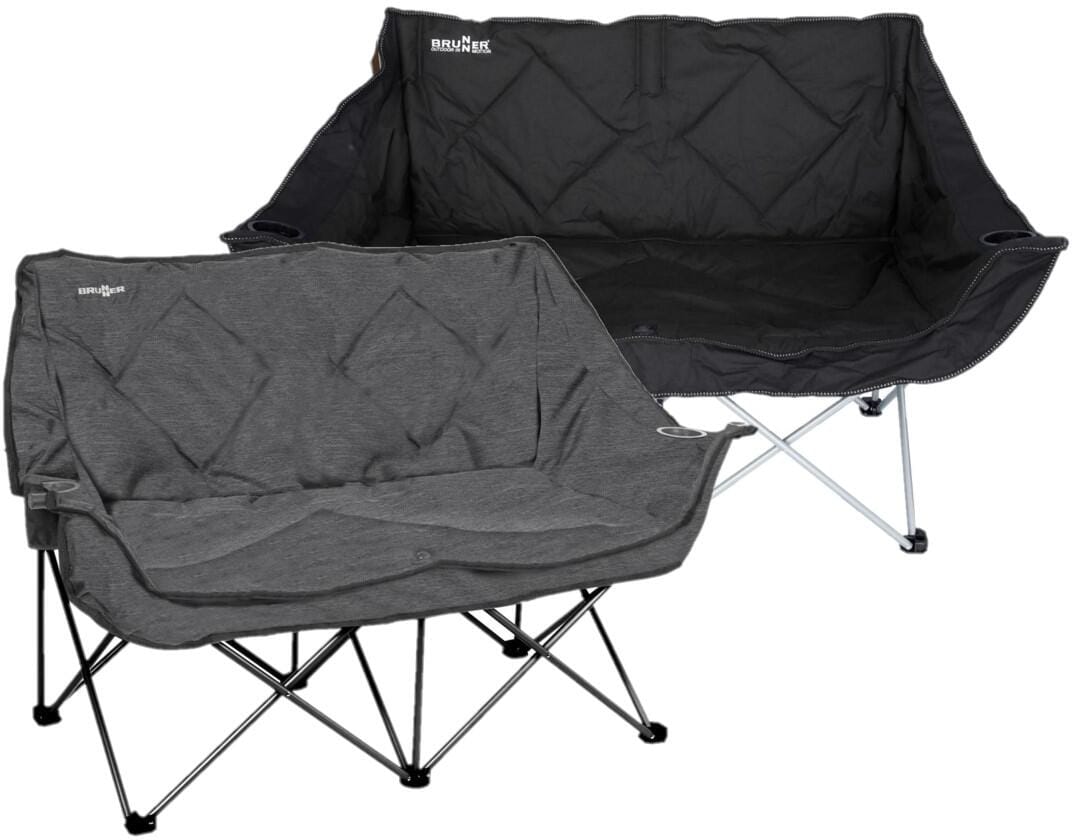 Sammenleggbar campingsofa Action forfra med armlener