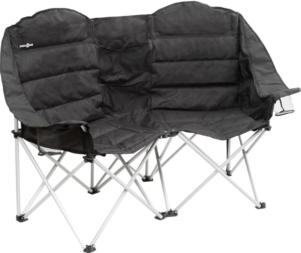 Sammenleggbar campingsofa Action Rendez-Vous aluminium forfra