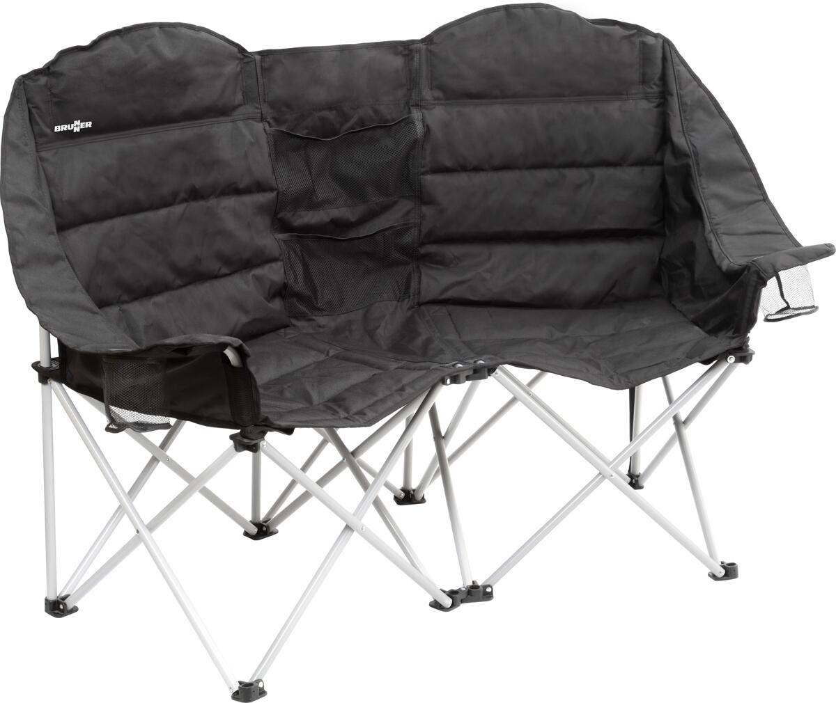 Sammenleggbar campingsofa Action Rendez-Vous aluminium forfra