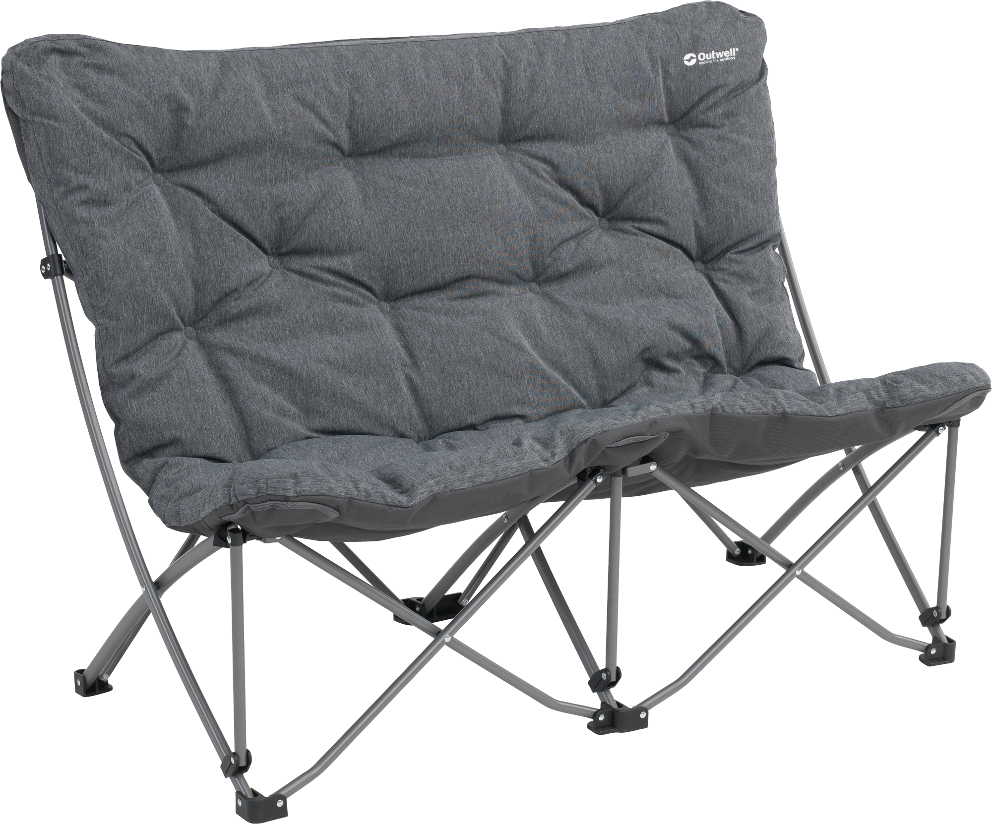 Sammenleggbar campingsofa Fremont Lake 2-seter sett forfra
