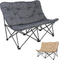 Sammenleggbar campingsofa Lindon Relax 2-pers 132x94 cm forfra