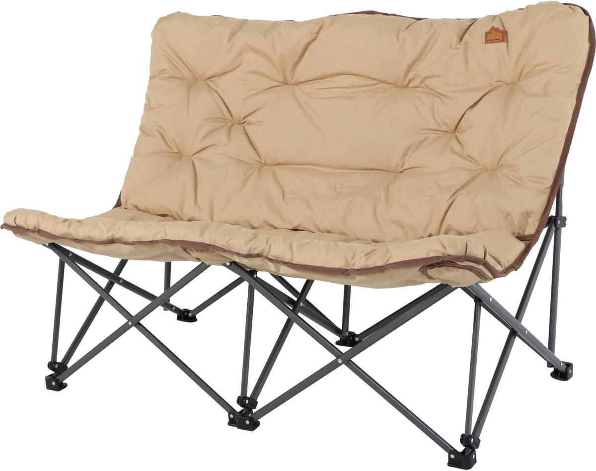 Sammenleggbar campingsofa Lindon Relax 2-pers 132x94 cm bakside