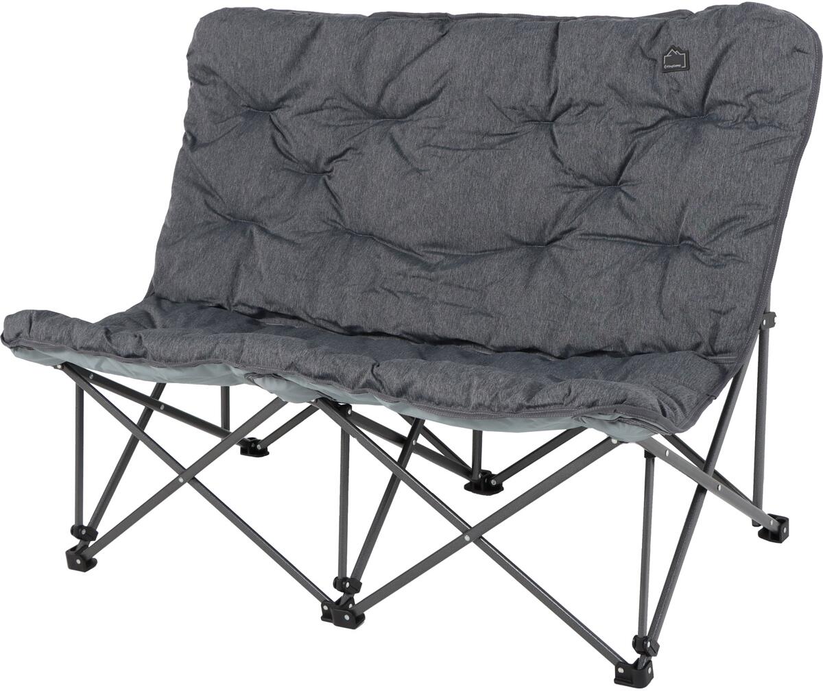Detalj av stoff på Sammenleggbar campingsofa Lindon Relax 2-pers 132x94 cm