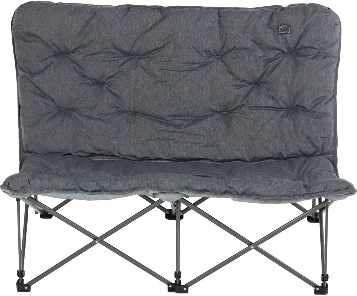 Sammenleggbar campingsofa Lindon Relax 2-pers 132x94 cm montert på gress