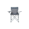Sammenleggbar campingstol grå 600D polyester bakside