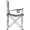 Detalj av sammenleggbar campingstol grå 600D polyester
