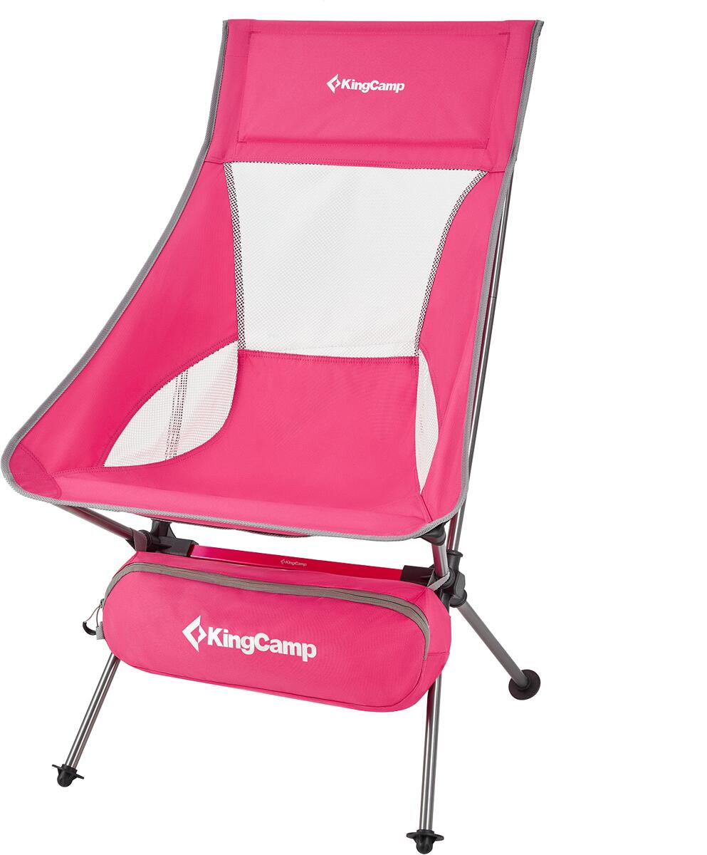 Sammenleggbar campingstol Logan aluminium 1,5 kg - KingCamp bakside