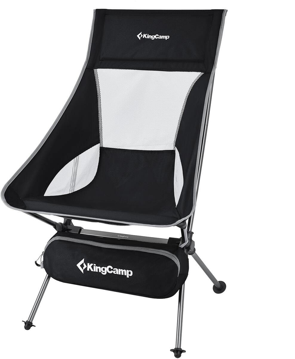 Sammenleggbar campingstol Logan aluminium 1,5 kg - KingCamp sammenfoldet