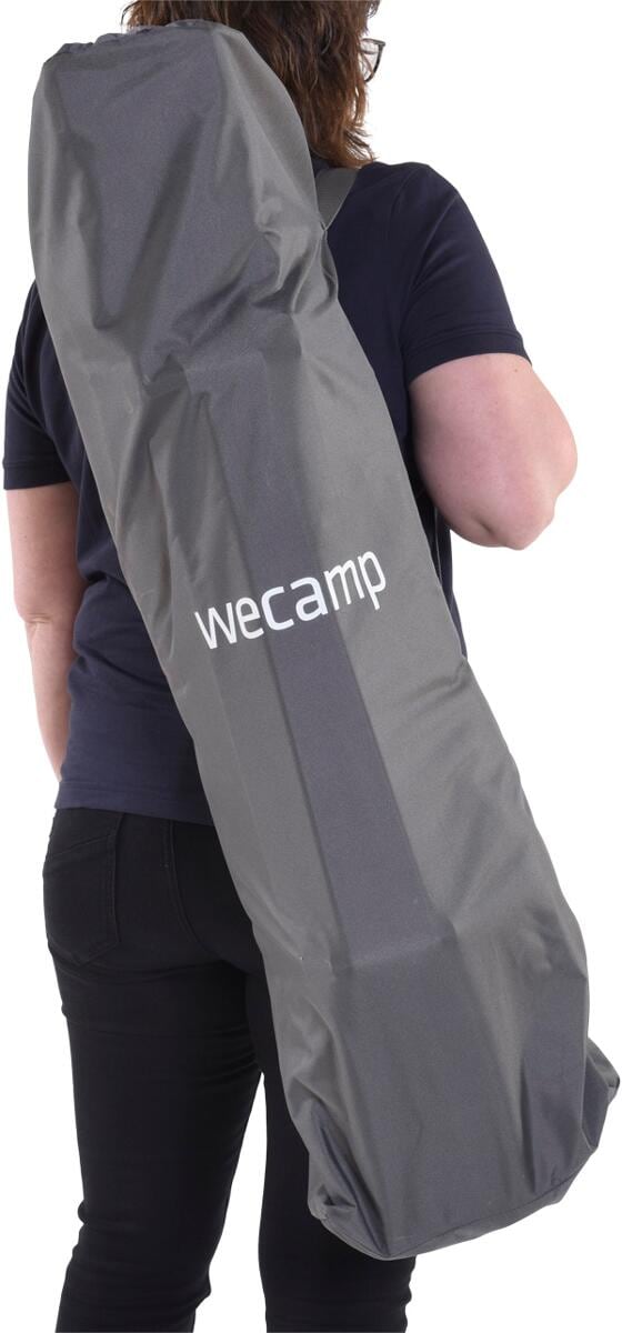 Sammenleggbar campingstol Swing med aluminium 120 kg grå - Wecamp nærbilde av stoff