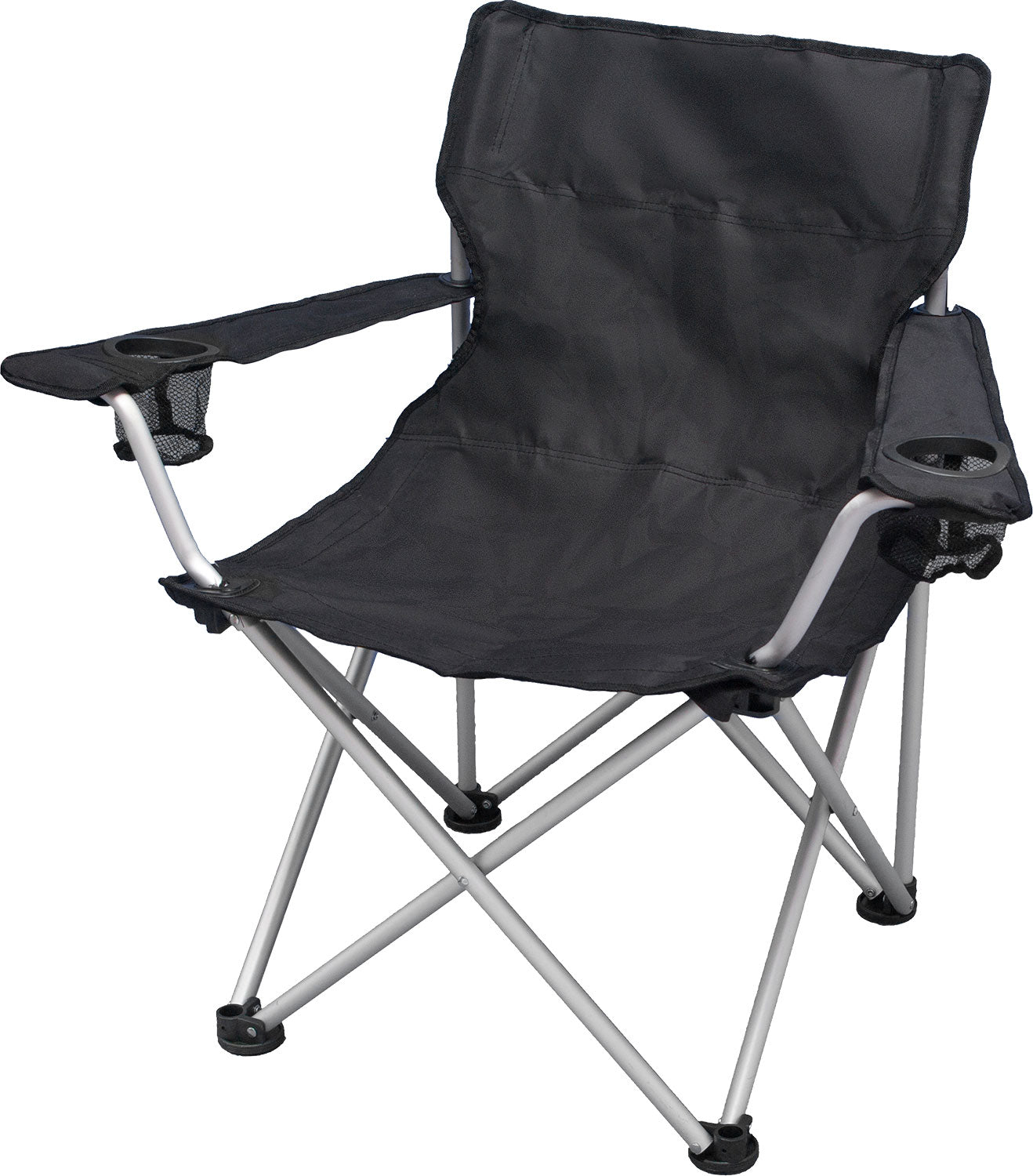 Sammenleggbar campingstol Travelchair Komfort med armlener - Basic Nature forfra