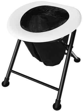 Forfra av Sammenleggbar campingtoalett med 30 poser 1,68 kg - Camp4