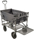 Sammenleggbar campingvogn Double Decker, 2 etasjer, 65 kg forfra