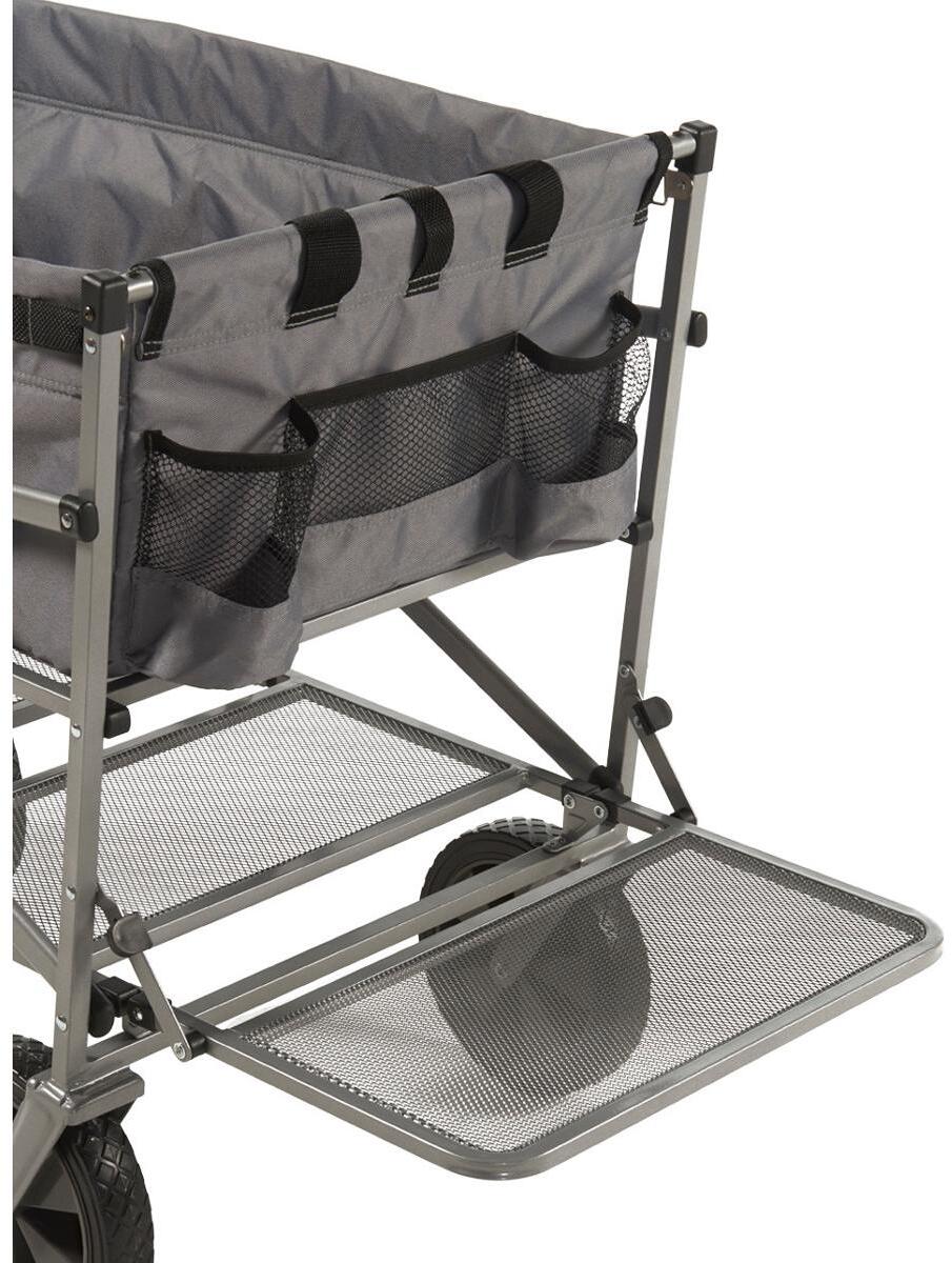Sammenleggbar campingvogn Double Decker, 2 etasjer, 65 kg bakside