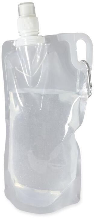 Sammenleggbar drikkeflaske 1 liter BPA-fri transparent bakside