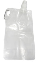 Sammenleggbar drikkeflaske 1 liter BPA-fri transparent front