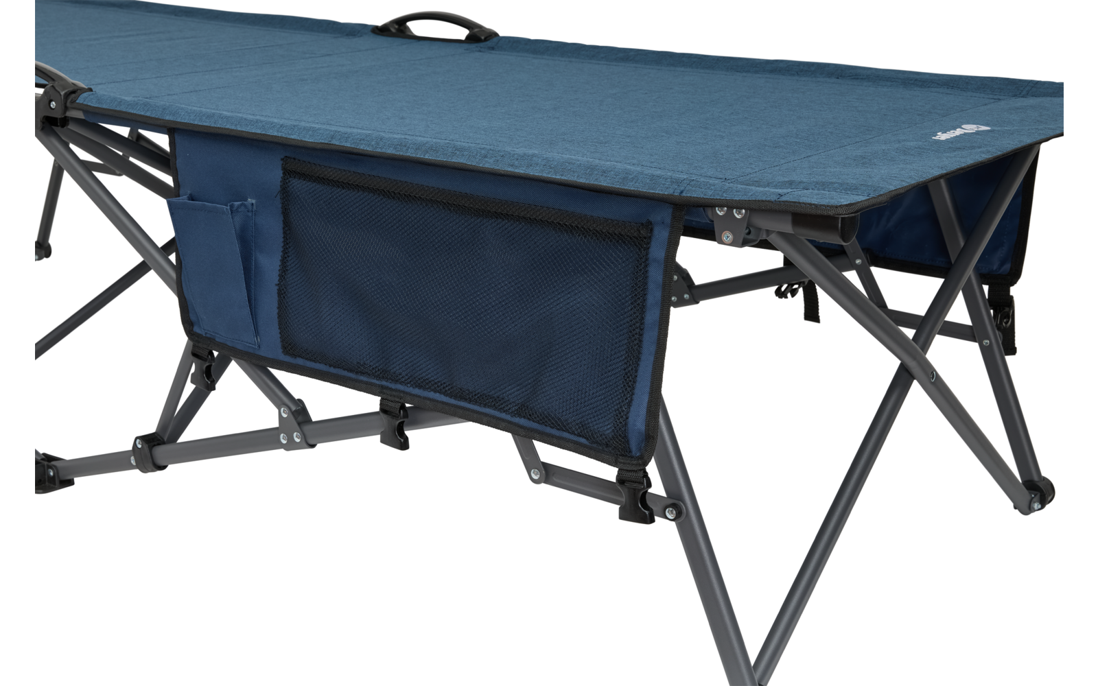 Sammenleggbar feltseng Santa Cruz med organiser bakside