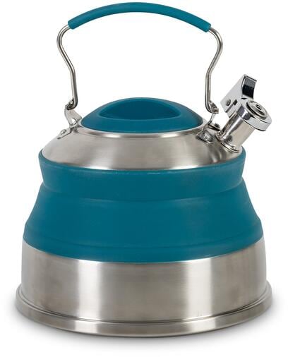 Sammenleggbar fløytekjele i silikon 2L, 18,5x15 cm - Camp4 forfra