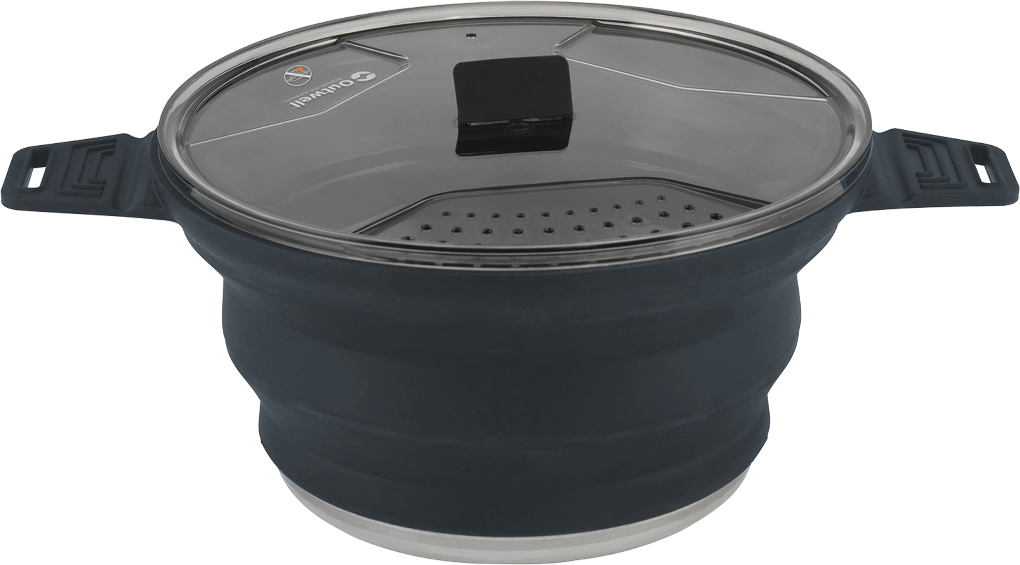 Sammenleggbar gryte Collaps Stew Pot 2,5 l rustfritt stål - Outwell forfra
