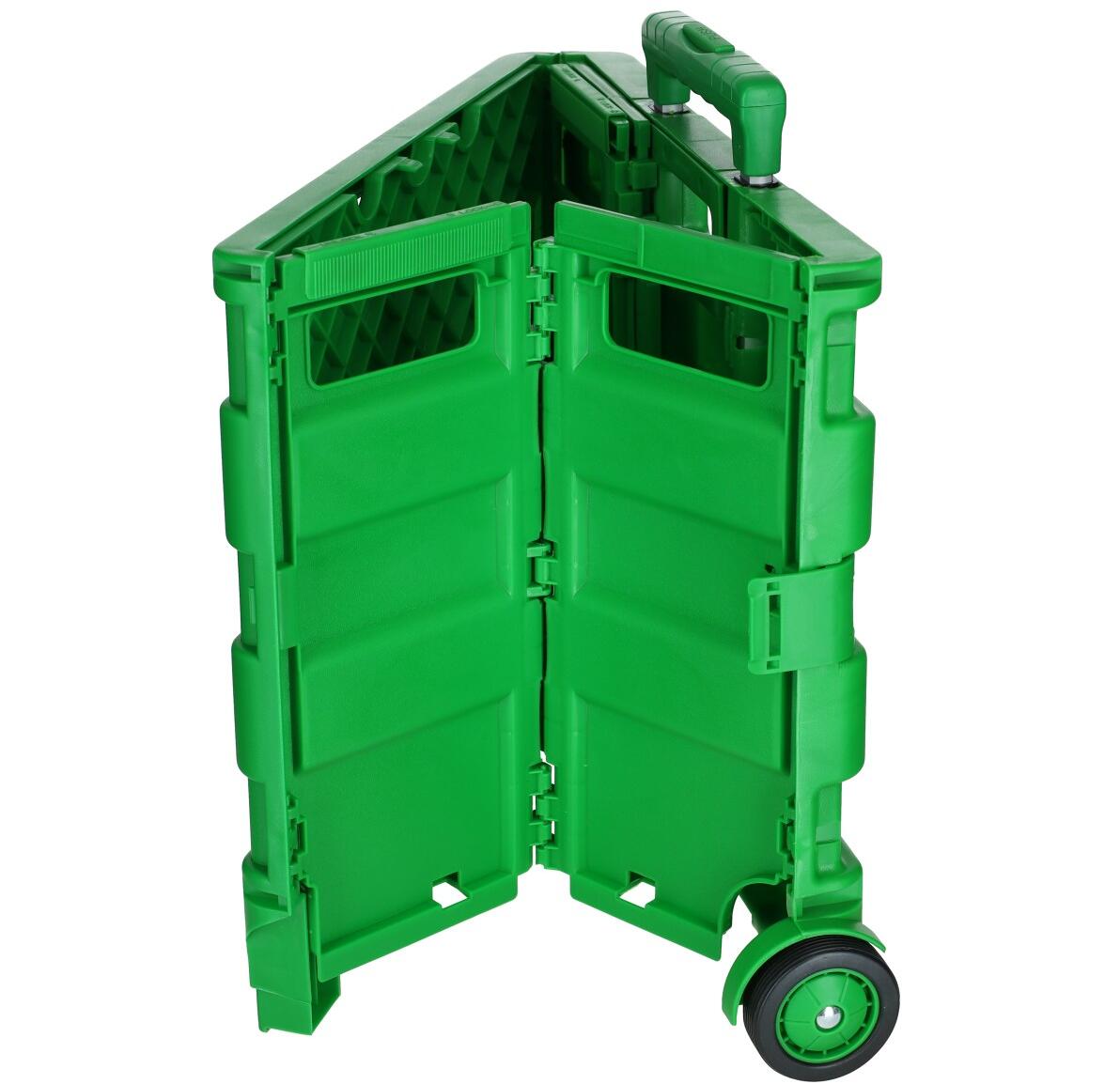 Sammenleggbar handlevogn 35 kg, Camping Wagner detalj av aluminiumshåndtak