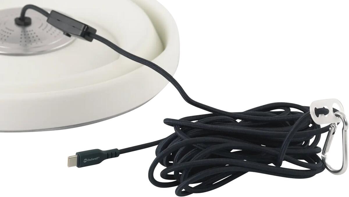 Detalj av sammenleggbar hengelampe Pollux Lux 500 lumen LED USB-C