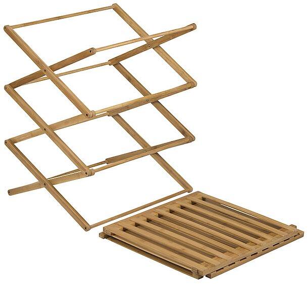 Detalj av sammenleggbar hylle Fitzroy bambus 50x40x72 cm - Bo-Camp