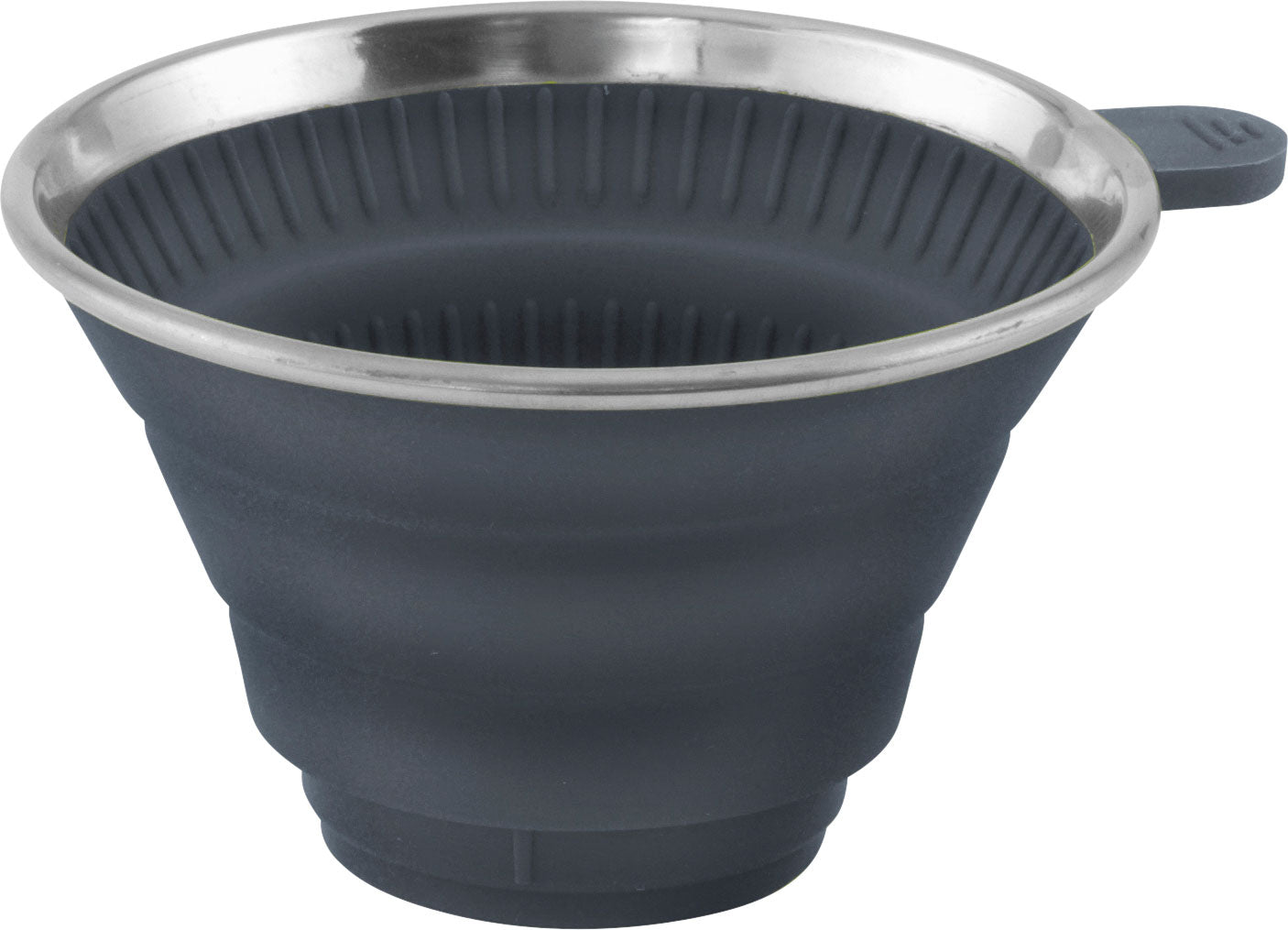 Sammenleggbar kaffefilterholder Navy Night silikon 15x13x8 cm fra Outwell