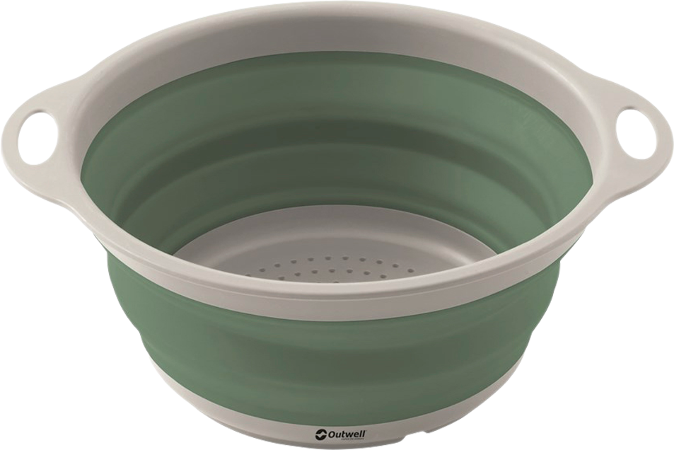 Sammenleggbar kjøkkensil Ø 24 cm Shadow Green - Outwell forfra